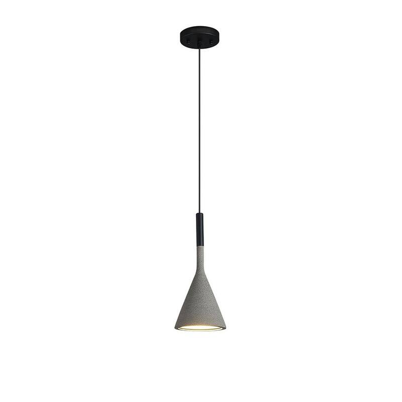 1 Light island lights black hangable light concrete pendant light