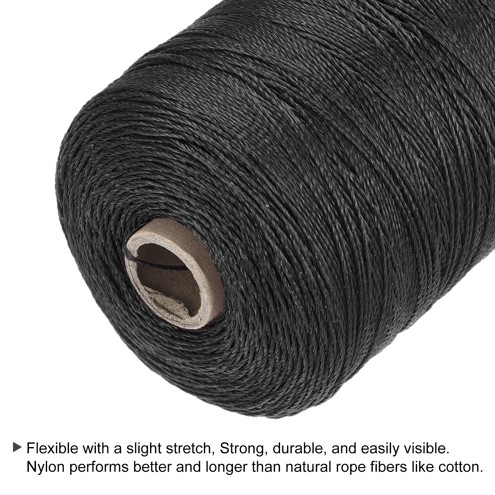 Braided Nylon Mason line - 1mm - 20kg - 100m - Black – Premium