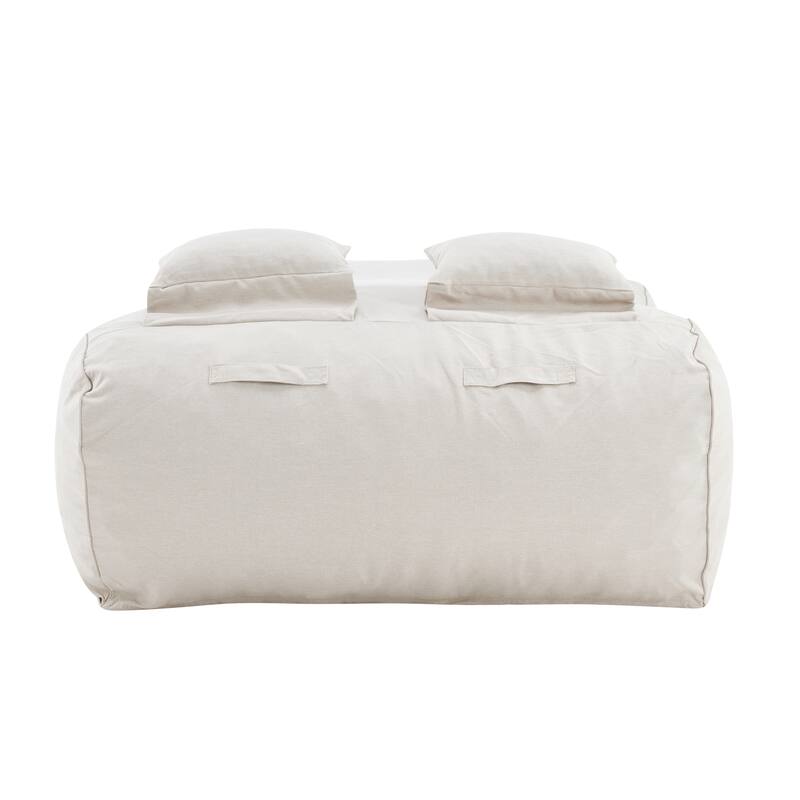 Christopher Knight Home - Lemoore Casual Outdoor Upholstered Bean Bag Daybed