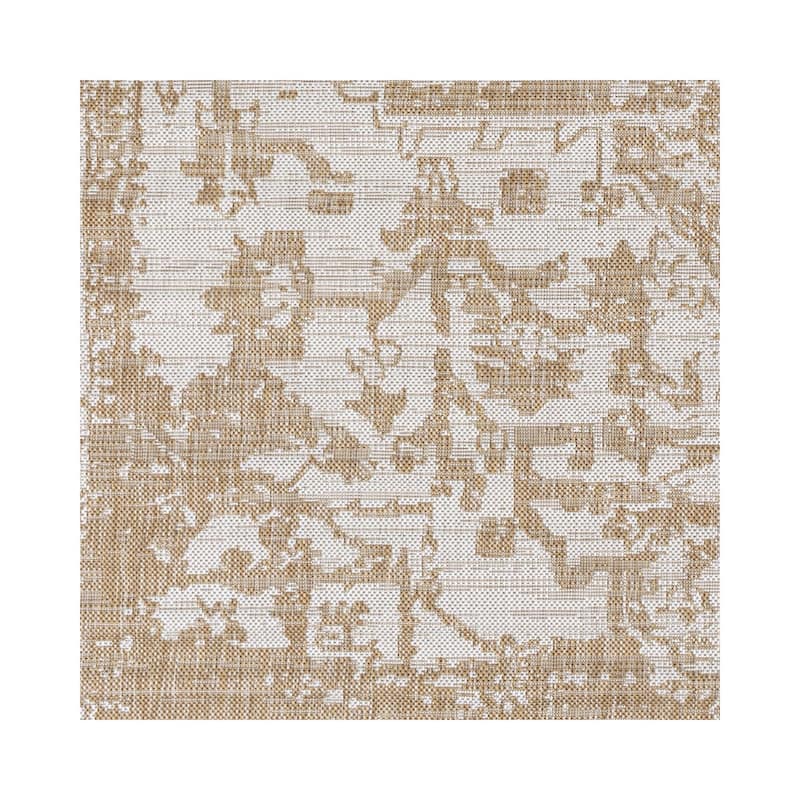 Livabliss Eagean Updated Traditional Medallion Indoor / OutdoorArea Rug