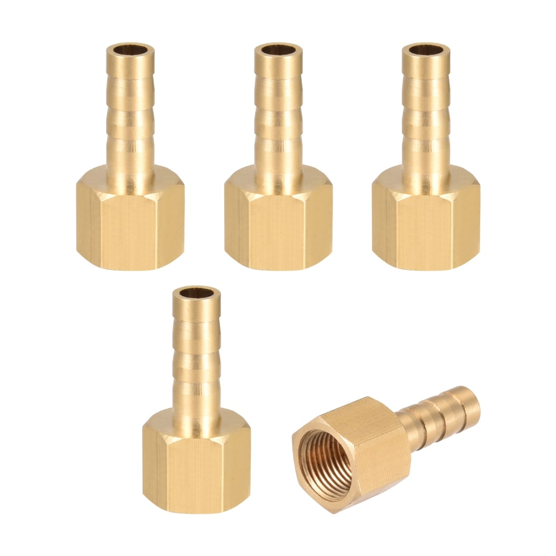 Pipe Fittings Brass Barb Hose Fitting Connector Adapter 6mm Barbed x G3/8 Male Pipe 12pcs Pipe Fittings Brass Barb Hose Fitting Connector Adapter 6mm Barbed x G3/8 Male Pipe 12pcs