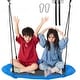 preview thumbnail 1 of 5, Tree Swing, 40 Inch Saucer Swing, 750lbs Weight Capacity, 900D Oxford Fabric Swing Seat - 40 Inch 40 Inch
