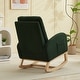preview thumbnail 64 of 75, Upholstered Rocking Chair Nursery Chair with High Back and Side Pocket