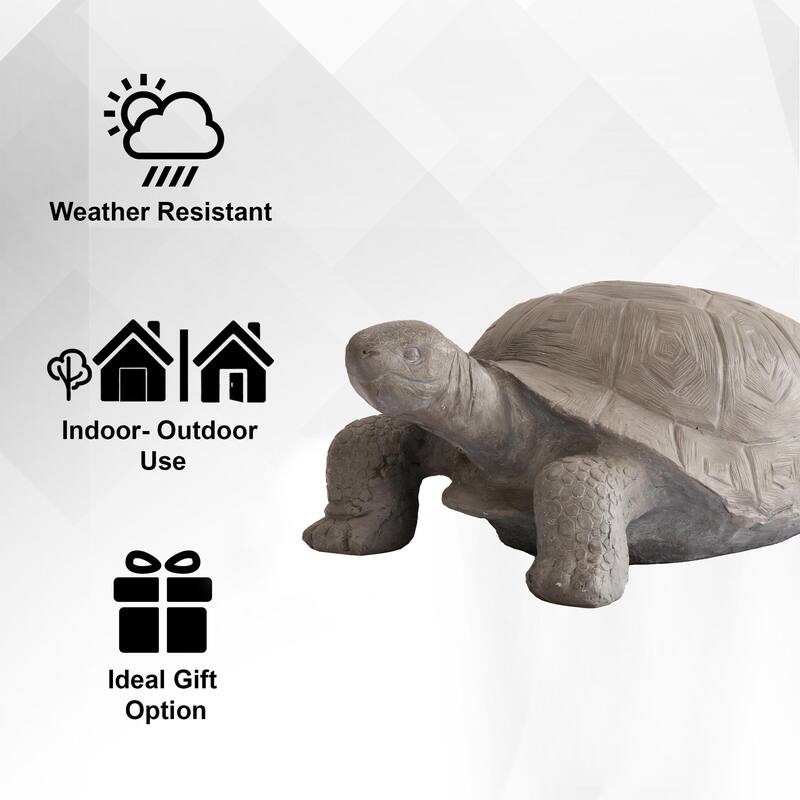 XBrand Turtle Statue, Indoor or Outdoor Décor, Garden Décor, Turtle Garden Statue, Turtle Statuary
