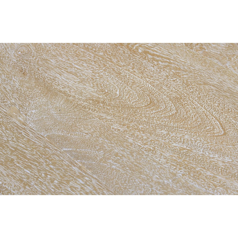 Rohan 48-inch Round Mango Hardwood Coffee Table with Shelf