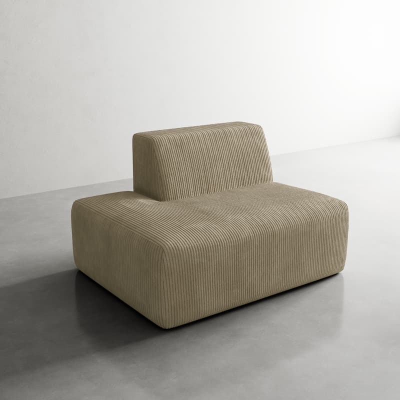 Modern Chaise Lounge Indoor Corduroy Sofa