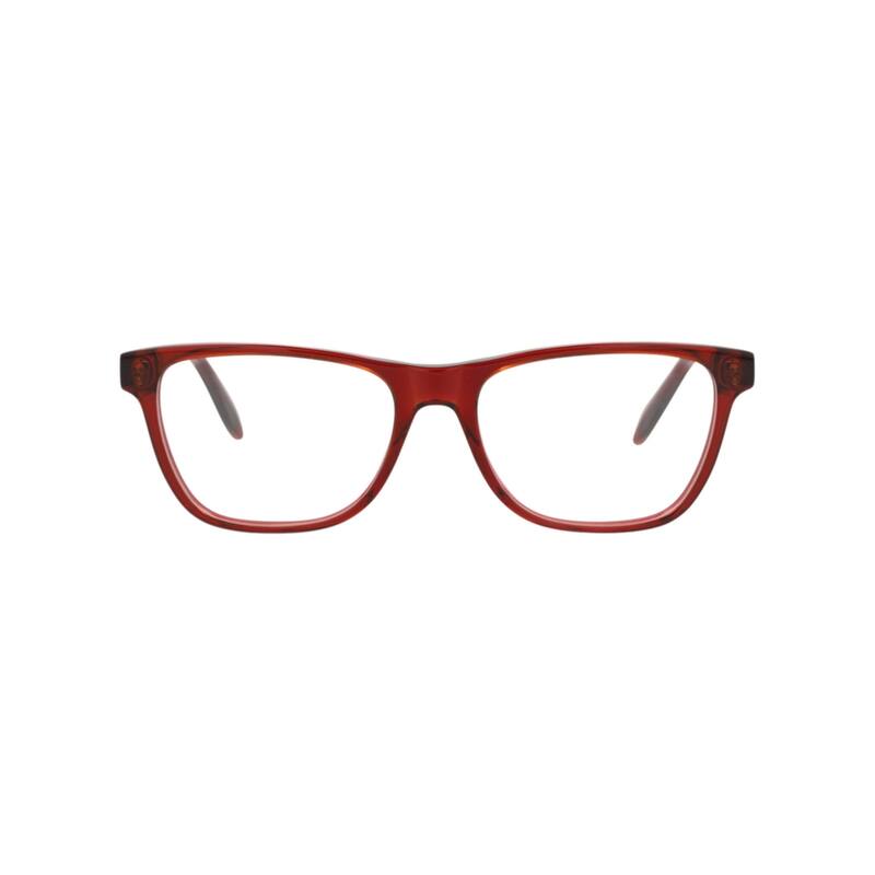 Alexander McQueen Square-Frame Acetate Optical Frames - Red Red Transparent - Red