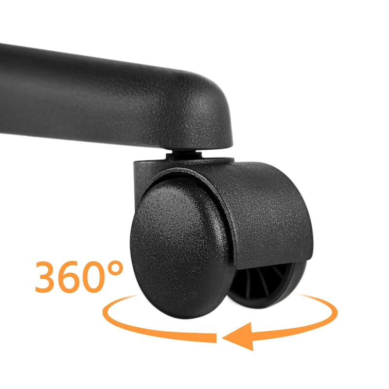 Yaheetech Adjustable Armless Office Chair Swivel Computer Study Chair