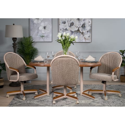 Casual Dining Brown or Grey 5 piece Table and Chairs Set