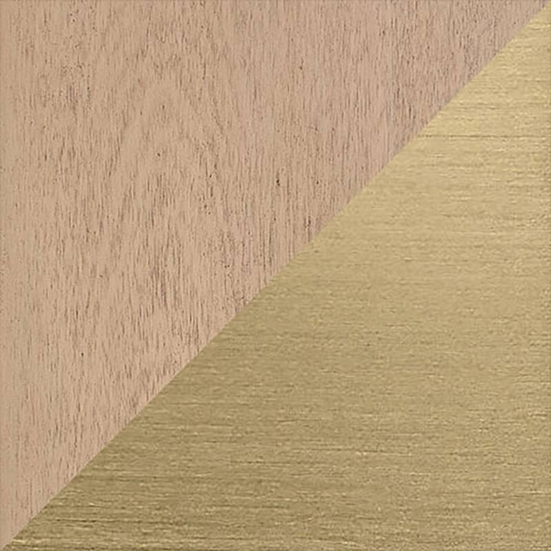 Amara 36 in. Sahara Birch Vanity with White Top and Brushed Gold Hardware - 36" - Sahara Birch with Brushed Gold Hardware