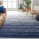 preview thumbnail 74 of 224, SAFAVIEH Adirondack Vera Modern Ombre Distressed Area Rug 10' Square - Navy/Ivory - Square