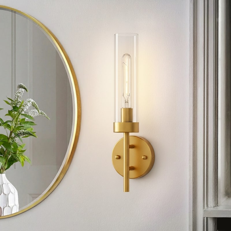 Modern Wall Sconce 2-Pack Wall Lighting Glass Lampshade