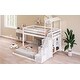 preview thumbnail 5 of 15, Convertible Twin/Full Bunk Bed with Staircase and Moveable Shelves
