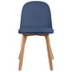 preview thumbnail 83 of 136, Modern Plastic and Wood Dining Chairs (Set of 2)