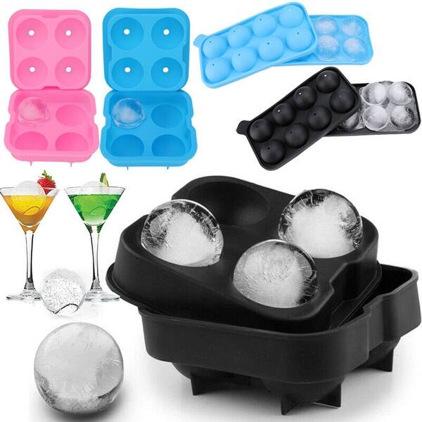 Large Round Ice Cube Tray Molds