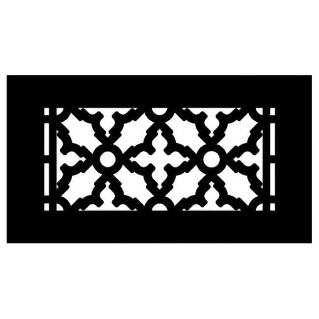 Reggio Registers Scroll Series 4" x 8" Grille with Mounting Holes