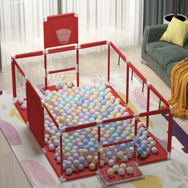 Large Kids Baby Ball Pit Safety Gate Baby Playpen Bed Bath