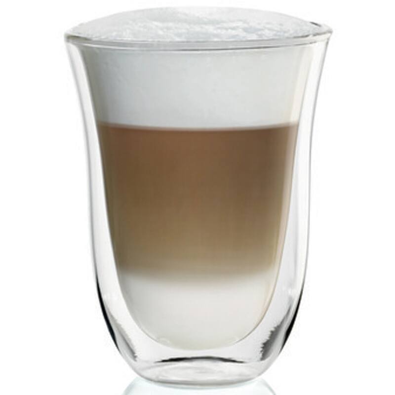 De'Longhi 7.5 Oz. Latte Glasses (2-pack)
