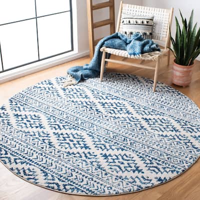 SAFAVIEH Tulum Vetuta Moroccan Boho Chic Area Rug - 11' Round