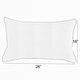 preview thumbnail 18 of 18, Sunbrella Canvas Granite Corded Indoor/Outdoor Pillows Set