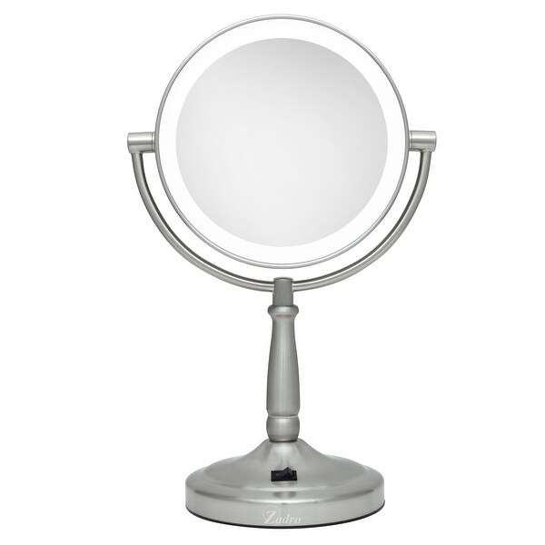 Zadro LED Lighted Makeup Mirrors for Women w Magnification Cordless 10X 1X Bed Bath Beyond 39378906