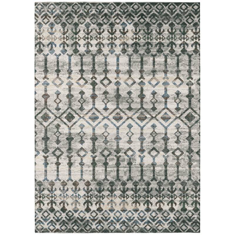 Indoor/ Outdoor Addison Bravado Morroccan Washable Area Rug