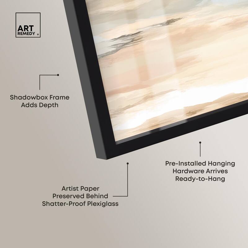 Roseate Skyfall I Shadowbox by Art Remedy