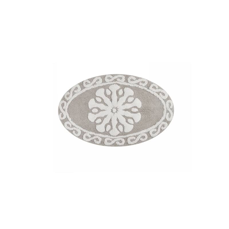 Madison Park Marrakesh Medallion Cotton Tufted Bath Rug