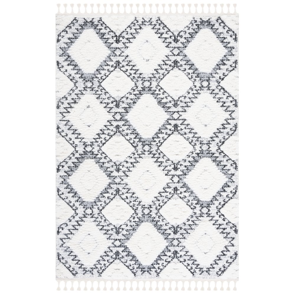 SAFAVIEH Moroccan Tassel Shag Marianne 2-inch Thick Rug