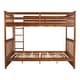 preview thumbnail 26 of 72, Wooden Bunk Bed Frame with Pull Out Storage Drawers, Headboard, Footboard, Ladder, Full-length Guardrail for Kids, Teens
