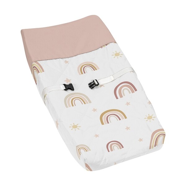 Beige changing pad new arrivals cover