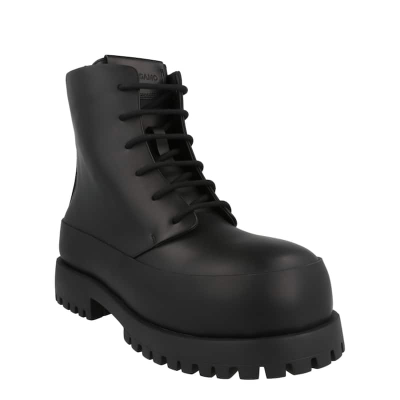 Ferragamo Fede Combat Boots