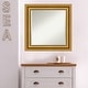preview thumbnail 26 of 35, Beveled Bathroom Wall Mirror - Parlor Gold Frame