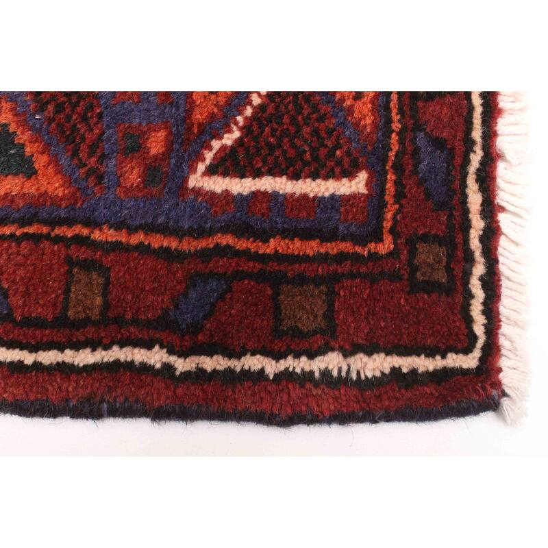 ECARPETGALLERY Hand-knotted Konya Anatolian Dark Red Wool Rug - 4'4 x 7'5