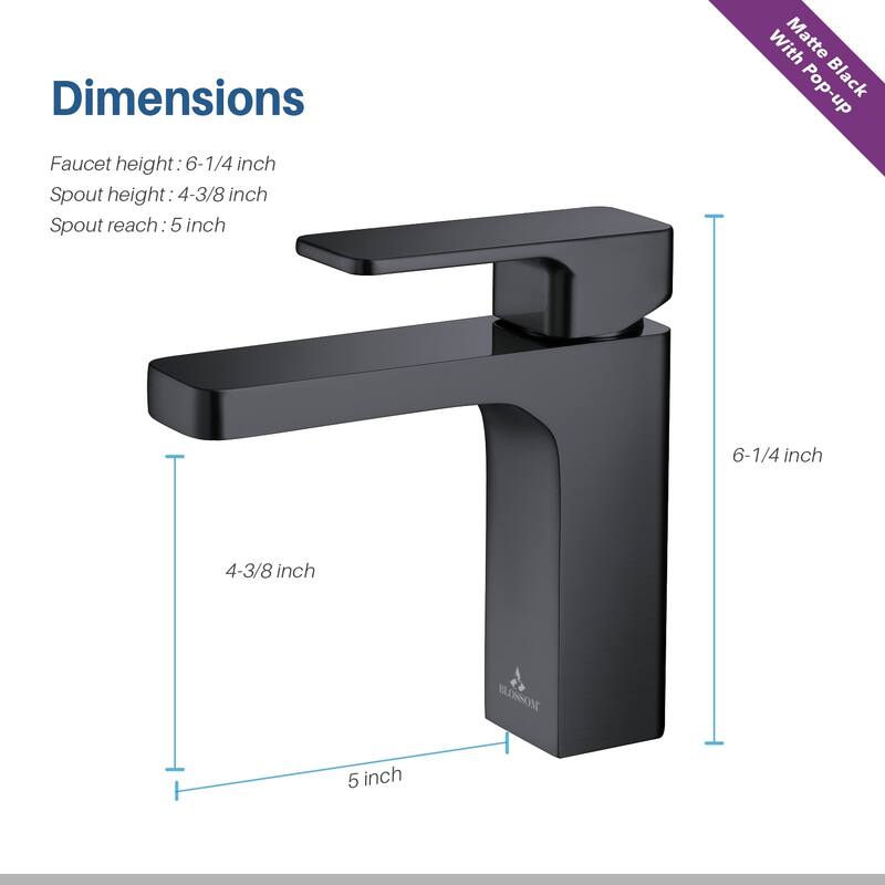 Solid Brass Lead-free Single-handle High Arc Bathroom Faucet