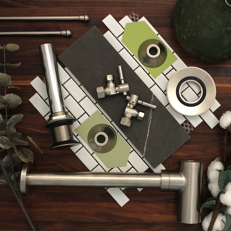 Fauceture Vessel Sink Mounting Ring in Brushed Nickel