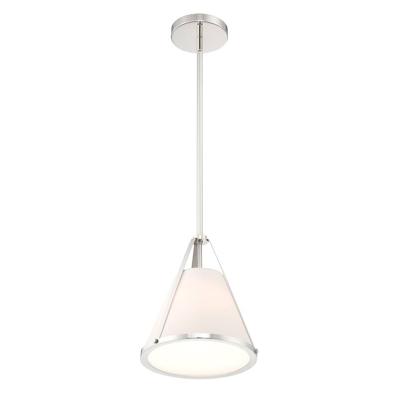 Fulton 1 Light Polished Nickel Pendant
