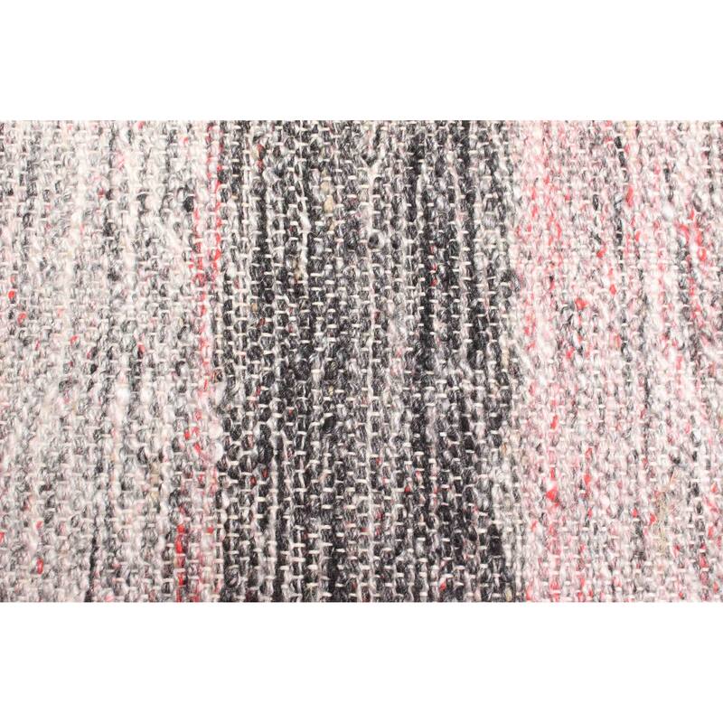 ECARPETGALLERY Flat-Weave Ankara FW Grey Wool Kilim - 5'4 x 7'10