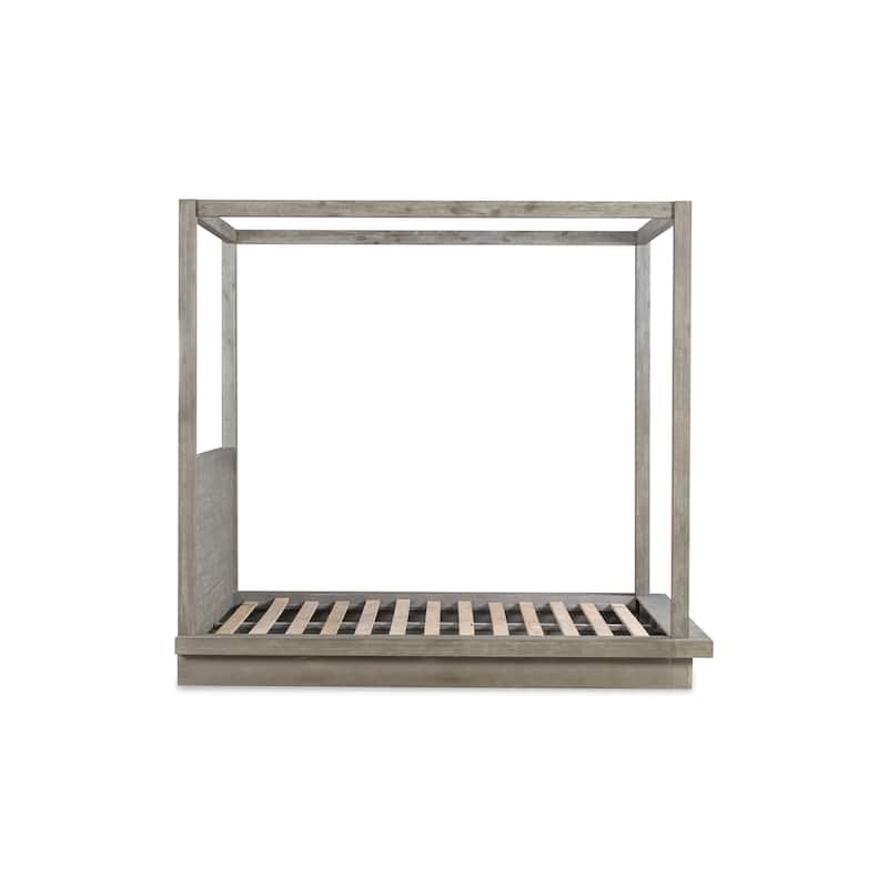 Melbourne Wood Canopy Bed in Mineral