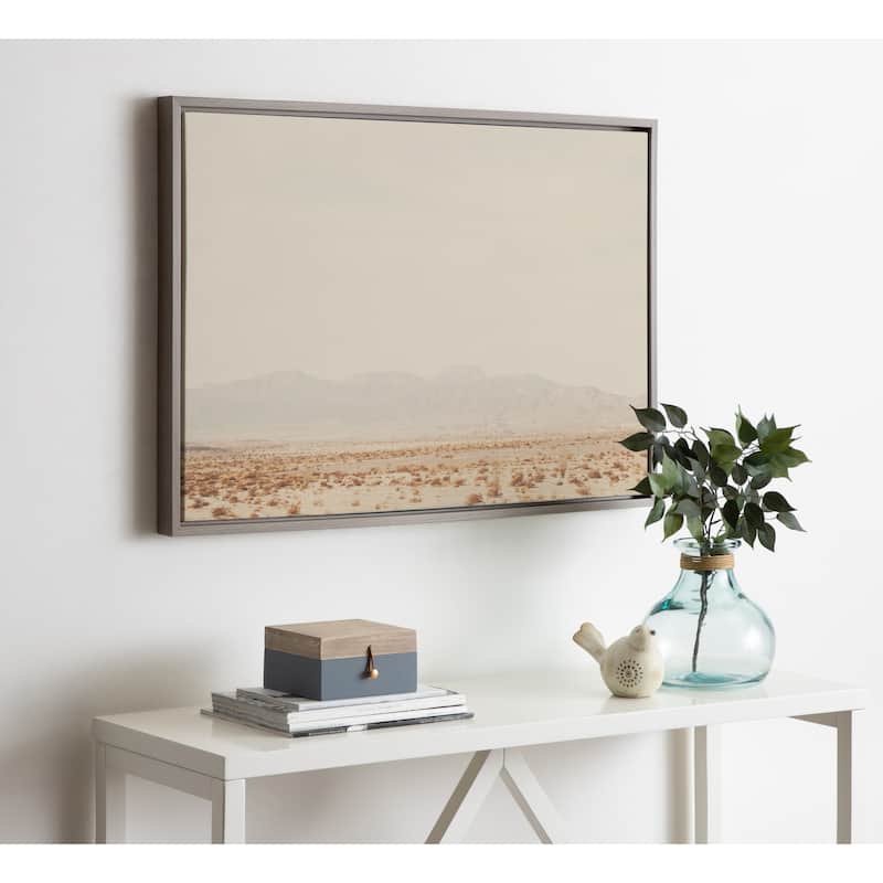 Kate and Laurel Sylvie California Dreaming Framed Canvas by Laura Evans