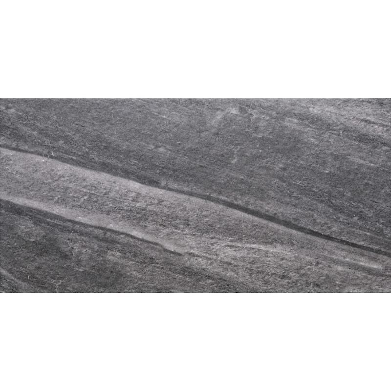 The Tile Life Bayside 12x24 Grafito Matte Stone Look Porcelain Floor & Wall Tile