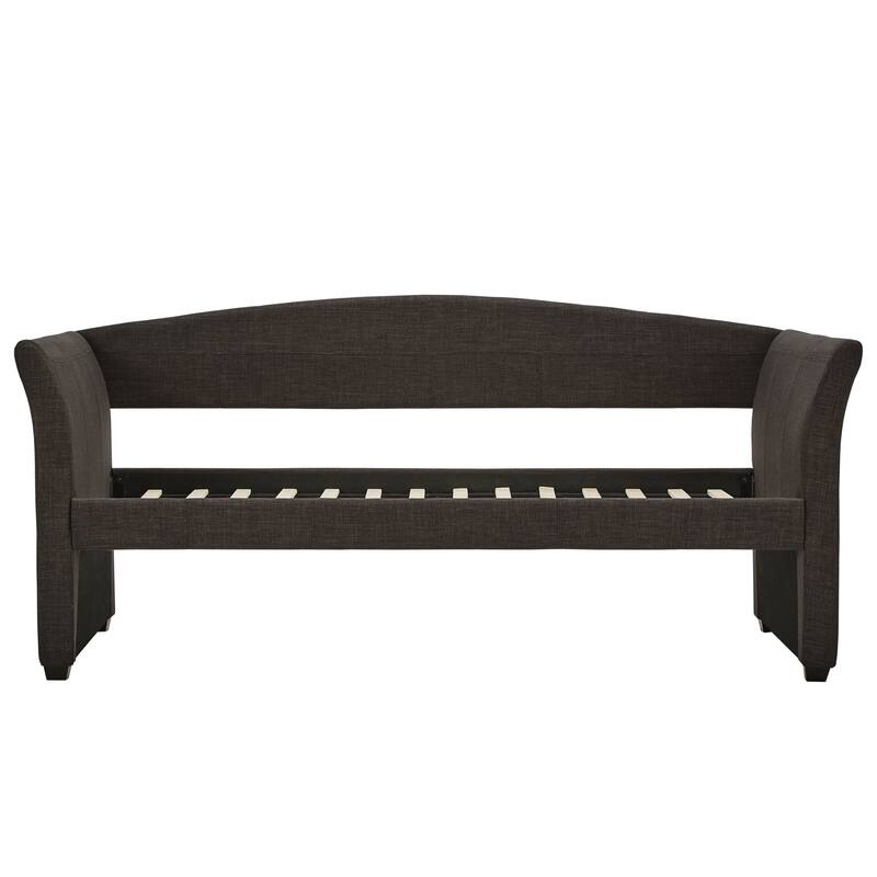 Deco Linen Rolled Arm Daybed and Trundle by iNSPIRE Q Bold