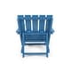 preview thumbnail 34 of 172, Shoreline Fully Assembled All-Weather HDPE Outdoor Folding Modern Adirondack Chair