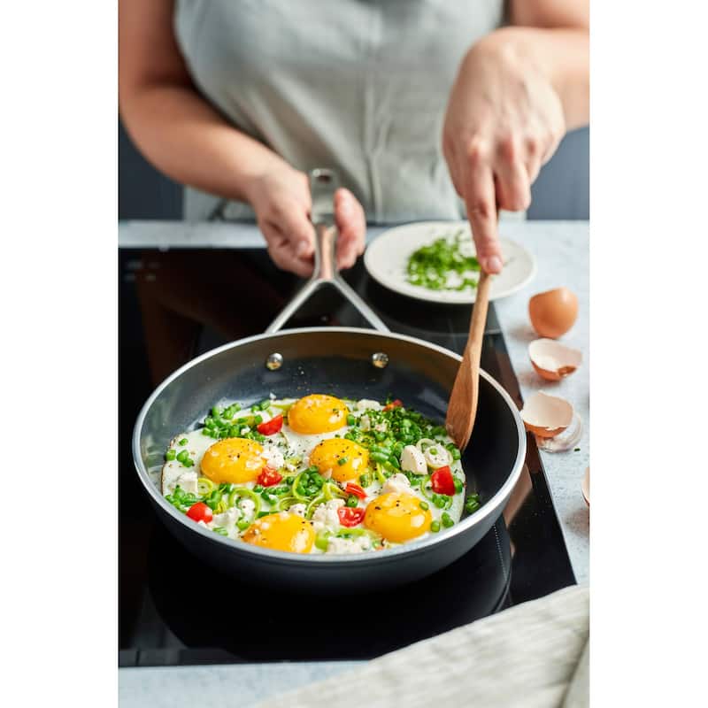 Demeyere AluPro Ceramic Aluminum Nonstick Fry Pan - Black