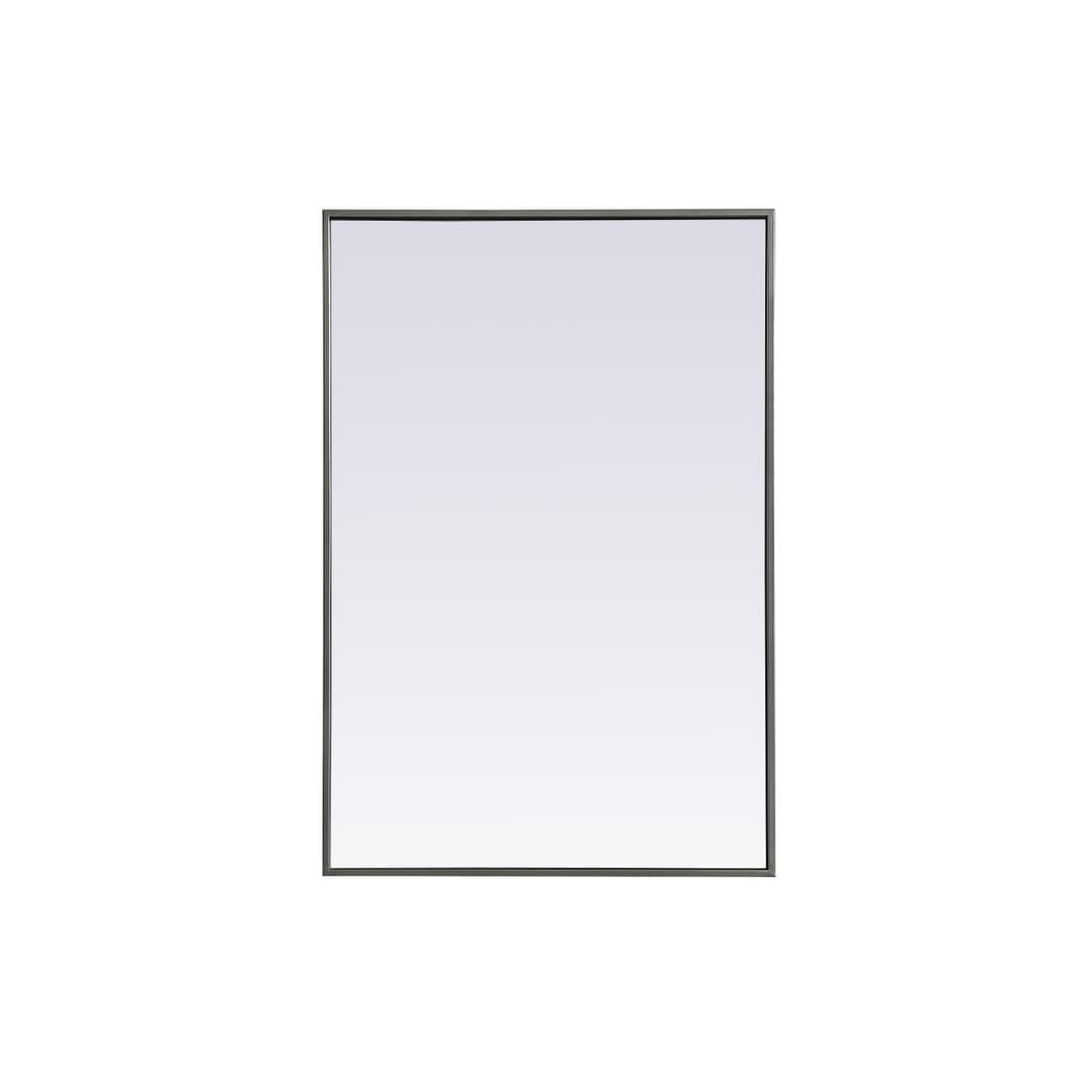 Indigo Home Metal Frame Rectangle Mirror 24x36 Inch