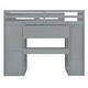 preview thumbnail 15 of 18, Twin Size Loft Bed with Desk, Wardrobes, 4 Drawers and 4 Shelves, Grey