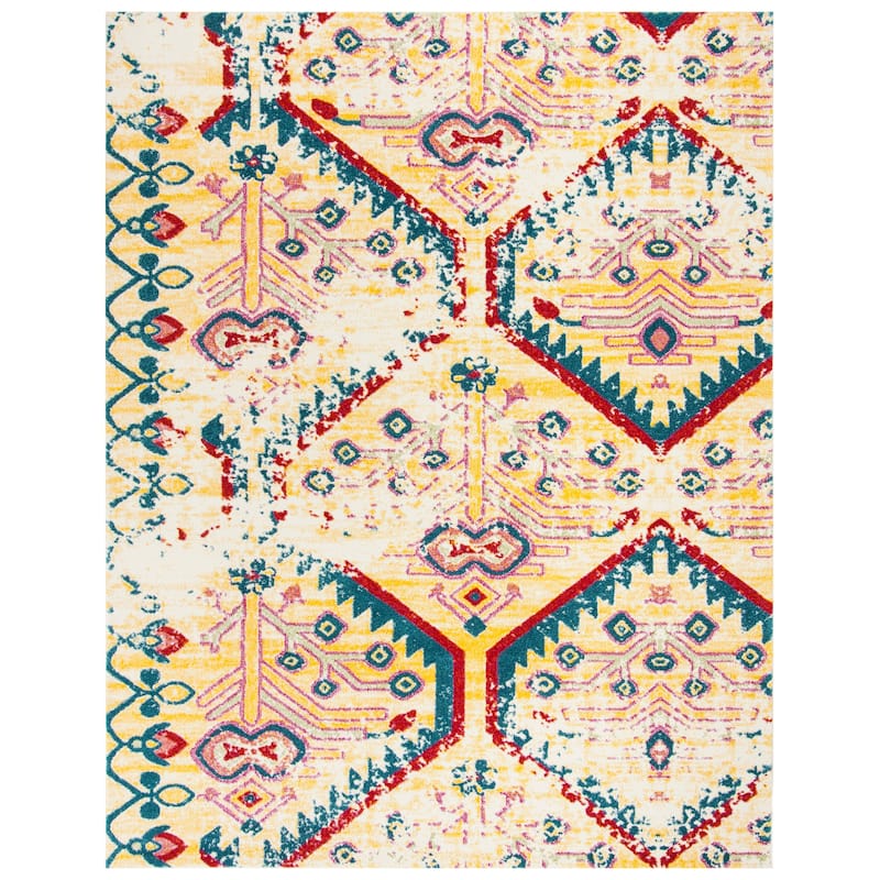 SAFAVIEH Watercolor Zafeiria Modern Abstract Rug