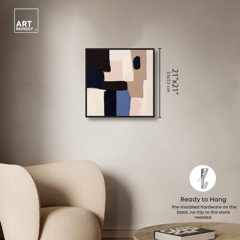 Blue Quietude II Canvas by Art Remedy