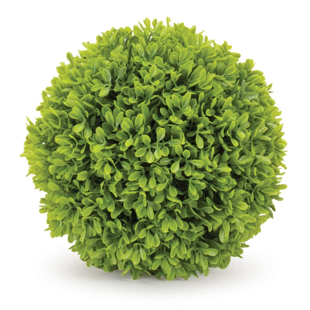 Boxwood Foliage Orb Artificial Bushes - 8.75" - Set of 2