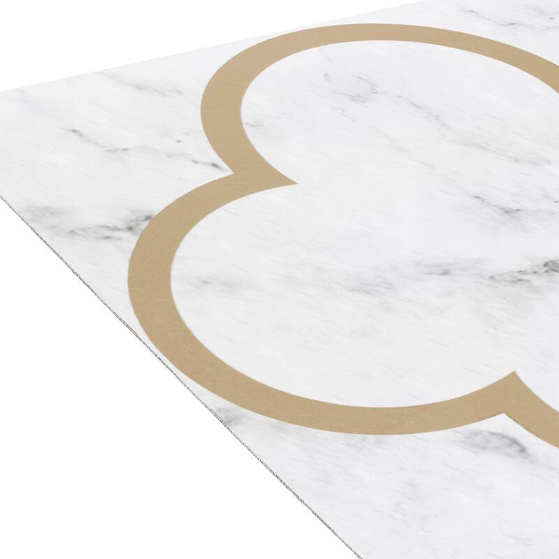 Retro 12x12 Peel & Stick Floor Tile Van Clover 20 Tiles/20 sq. ft.